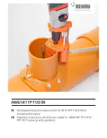 Rehau AWADUKT PP Assembly Instructions Manual preview