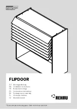 Rehau FLIPDOOR Installation Instructions Manual preview