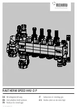 Rehau RAUTHERM SPEED HKV-D P Installation Instructions Manual preview