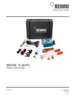 Rehau RAUTOOL A-LIGHT2 Product Instructions предпросмотр