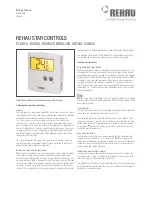 Preview for 1 page of Rehau STAR 30 Operating And Mounting Instructions