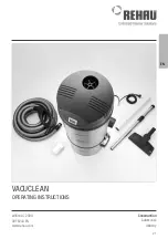 Preview for 21 page of Rehau VACUCLEAN Operating Instructions Manual