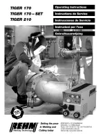 Preview for 1 page of REHM Tiger 170 Operating Instructions Manual