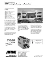 Preview for 2 page of REHM Tiger 170 Operating Instructions Manual