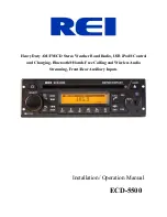 Предварительный просмотр 1 страницы REI ECD-5500 Installating And Operation Manual