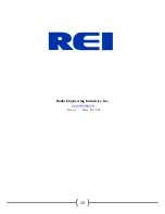 Предварительный просмотр 20 страницы REI ECD-5500 Installating And Operation Manual