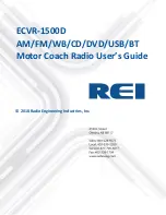 REI ECVR-1500D User Manual предпросмотр