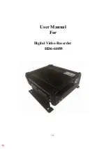 Предварительный просмотр 1 страницы REI HD6-600W User Manual