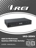 Предварительный просмотр 1 страницы REI UHD-201MV User Manual