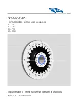 Reich Kupplungen ARCUSAFLEX AC D F2 Series English Translation Of The Original German Operating Manual preview