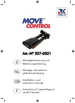 Preview for 1 page of REICH Move Control 527-0521 Installation And Instruction Manual