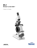 Reichert Manual Lensometer ML1 User Manual preview