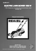 Reikel ELMR4015 Original Instructions Manual preview