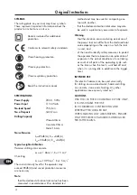 Preview for 4 page of Reikel HD1116 Original Instructions Manual