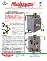 Reimers JR06 Instruction Manual preview