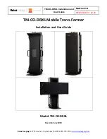 Reina TM-CO-DRXL Installation And User Manual preview