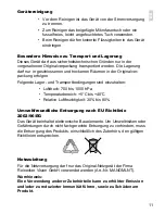 Preview for 11 page of Reinecker MANO L User Manual