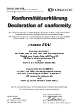 Preview for 3 page of Reinecker mezzo EDU User Manual