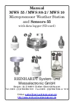 Reinhardt MWS 10 Manual preview