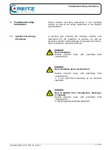 Preview for 11 page of REITZ Design KXE Original Instructions Manual