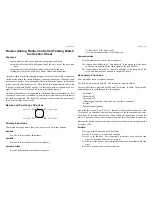 Предварительный просмотр 1 страницы REIZEN 704014 Instruction Sheet