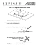 Предварительный просмотр 10 страницы Rejuvenation GENEVA 36in Vanity Assembly Instructions Manual