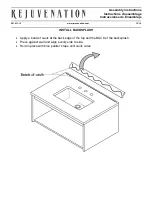 Предварительный просмотр 12 страницы Rejuvenation GENEVA 36in Vanity Assembly Instructions Manual