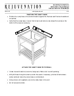 Предварительный просмотр 6 страницы Rejuvenation RICHMOND 27in Vanity Assembly Instructions Manual