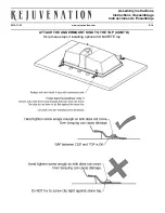 Предварительный просмотр 9 страницы Rejuvenation RICHMOND 27in Vanity Assembly Instructions Manual