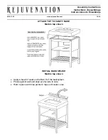 Preview for 10 page of Rejuvenation RICHMOND 27in Vanity Assembly Instructions Manual