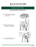 Предварительный просмотр 2 страницы Rejuvenation Shaw Assembly Instructions