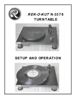 rek-o-kut N-3378 Setup And Operation preview