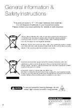 Preview for 4 page of Reka 15991 User Manual