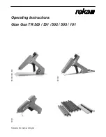 Reka TR 500 Operating Instructions Manual preview