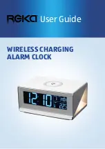 Reka WIRELESS CHARGING ALARM CLOCK User Manual preview