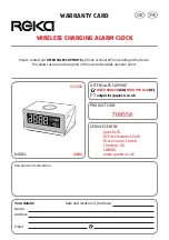 Preview for 23 page of Reka WIRELESS CHARGING ALARM CLOCK User Manual