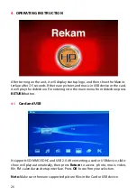 Preview for 26 page of Rekam FM87S User Manual