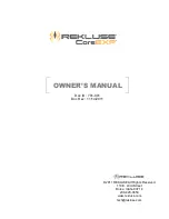 Preview for 1 page of Rekluse Core EXP 2.0 Owner'S Manual