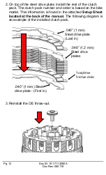 Preview for 12 page of Rekluse CoreManual TorqDrive Installation & User Manual