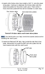 Preview for 11 page of Rekluse RADIUSX BMW F650 Installation Manual