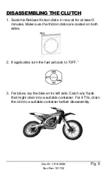 Preview for 5 page of Rekluse RadiusX Clutch Installation & User Manual