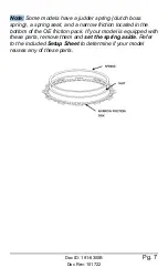 Preview for 7 page of Rekluse RadiusX Clutch Installation & User Manual