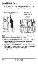 Preview for 10 page of Rekluse RadiusX Clutch Installation & User Manual