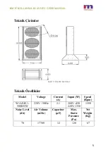 Preview for 6 page of Rektor makina RM 3F User Manual