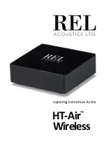 Preview for 1 page of REL Acoustics HT-Air Wireless Operating Instructions Manual