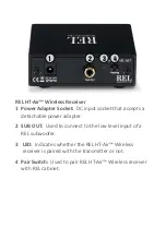 Preview for 5 page of REL Acoustics HT-Air Wireless Operating Instructions Manual