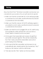 Preview for 8 page of REL Acoustics HT-Air Wireless Operating Instructions Manual