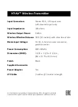 Preview for 10 page of REL Acoustics HT-Air Wireless Operating Instructions Manual