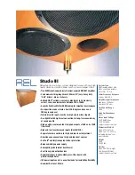 REL Acoustics Stentor III Specifications предпросмотр