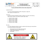 Preview for 11 page of RelaDyne ThermoJet H2000E Series Installation And Operating Manual